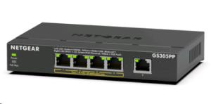 GS305PPv3 Gigabit Unmanaged Switch SOHO 5-Port with 4-Ports PoE+ 83W