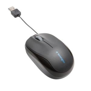 Pro Fit Retractable Mobile Mouse USB 5-pk