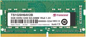 8GB Ddr4 3200 So-DIMM1rx8 1gx8 Cl22 (ts1gsh64v2b3)
