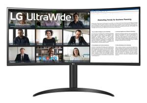 Desktop Curved USB-c Monitor - 34wr55qk-b - 34in - 3440 X 1440 (qhd) - IPS 21:9