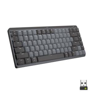 Mx Mechanical Mini Minimalist Wireless Illuminated Keyboard  - Graphite Tactile Quiet Qwertz Suisse
