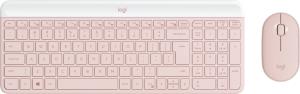 Slim Wireless Keyboard And Mouse Combo Mk470 - Rose Qwerty Us/int'l