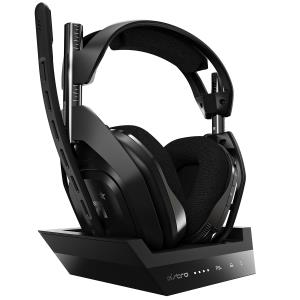 Headset - ASTRO A50 - Wireless + Base Station - Bluetooth - Black/Grey