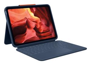 Rugged Combo 4 Touch For iPad 10thgen Classic Blue Qwerty Esp