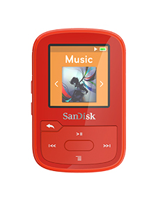 SanDisk Clip Sport Plus - 16GB - Red
