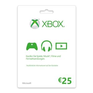 Xbox Live Gift Card Emea Pk Lic Agency Online 25 Euro