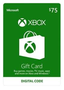 Xbox Live Gift Card 75 Eur