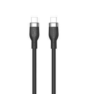 Hyper 1m Silicone 240w USB-c Charging Cable - Black