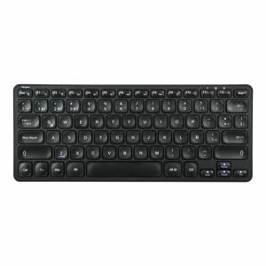 Compact Multi-device Bluetooth Antimicrobial Keyboard - Qwerty
