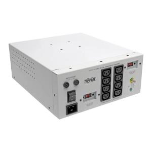 TRIPP LITE Isolator Series Dual-Voltage 115/230V 1800W 60601-1 Medical-Grade Isolation Transformer, C20 Inlet, 8 C13 Outlets