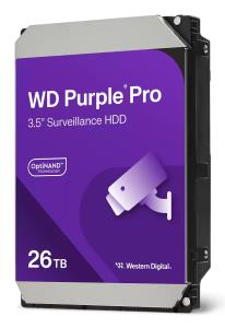 Hard Drive - WD Purple Pro WD260PURP - 26TB - SATA 6Gb/s - 3.5in - 512MB Buffer
