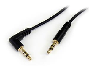 Stereo Audio Cable - Slim 3.5mm To Right Angle M/m 1.81