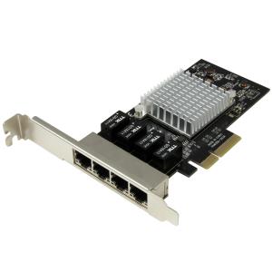 Gigabit Network Adapter Card 4port W/ Intel i350-am4 Chip Pci-e In
