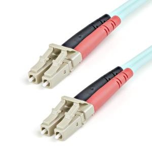 1m Fiber Cable Lc/lc 50/125 Duplex 10GB Blue Multimode Lszh