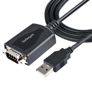 USB To Serial Cable With Com Port Retention Db9 Male Rs232 To USB Converter USB To Serial Adapter - 1m