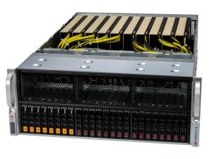 GPU SuperServer SYS-421GE-TNRT - 5th/4th Gen Xeon - C741 - 32x DIMM up to 8TB - 13x Pci-e Gen 5.0 X16 FHFL - 8x 2.5" Hot-swap  SATA