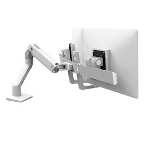 Hx Desk Dual Monitor Arm White (45-476-216)