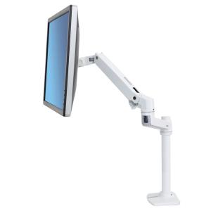 LX Desk Monitor Arm, Tall Pole (white) Monitor Mount