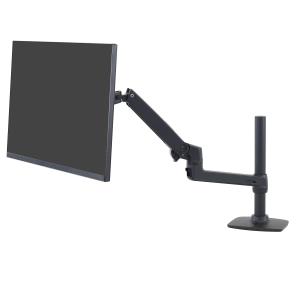 LX Desk Monitor Arm, Tall Pole (matte black) Single Monitor Mount