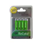 Gp Recyko+ AAA Micro 850mAh - 4-Bat/ Blister PK