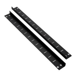 Wall Mount Cabinet, 18ru Rear Rail Kit, Black