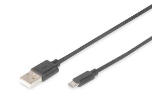 USB Connection Cable Type A - Micro B M/m 2m (ak-300127-018-s)