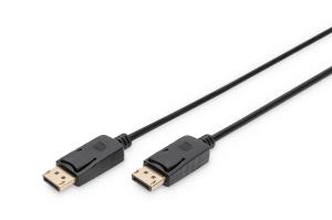DisplayPort connection cable, DP M/M, 2m w/interlock, DP, 1.1a conform black