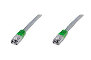 Crossover cable - Cat 5e - F/UTP - Snagless - Cu - 3m - Grey