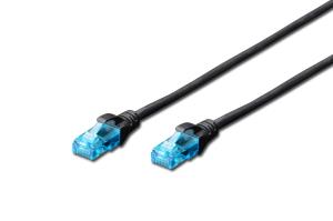 Patch cable - Cat 5e - U-UTP - Snagless - 2m - black