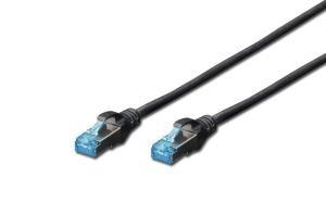 Patch cable - Cat 5e - SF/UTP - Snagless - 50cm - black