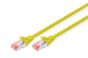 Patch cable - CAT6 - S/FTP - Snagless - Cu - 25cm - yellow