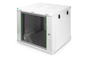 Wall mounting cabinet - 9U Dynamic 478x600x450mm White (RAL 7035)