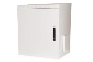 12U wall mounting cabinet, outdoor, IP55 713x600x450 mm, color grey (RAL 7035)