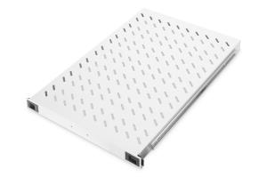 Sliding Shelf for 1000 mm depth cabinets vented, color grey (RAL 7035), up to 65 kg, 50x483x720 mm