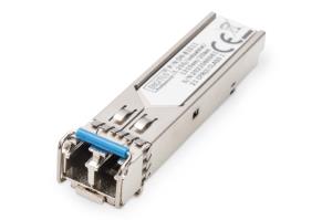 1.25 Gbps SFP Module, Up to 20km Singlemode, LC Duplex Connector, Industrial Ver. 1000Base-LX, 1310nm