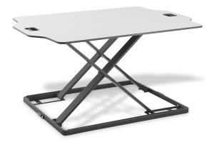 Ergonomic Sit-Stand Laptop Workstation Worktop white