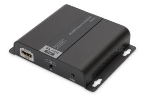 4K HDMI Extender, Receiver Unit over IP/CAT 5, 6 (120m), POE powered