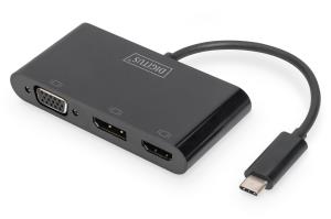 USB-C Graphics Adapter - triple display DisplayPort/HDMI/VGA Adapter