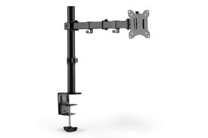 Universal Single Monitor Clamp Mount 17-32in 8kg (max.) Black