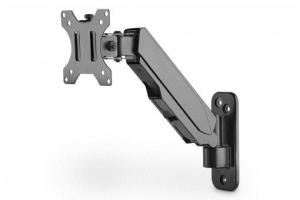 Single Gas Spring Monitor Wall Mount 17-32in, 8 kg (max.) black