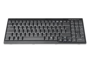 Keyboard for TFT consoles black, wired Qwertzu German