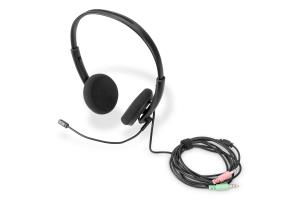 Headset Office On Ear - Stereo - 3.5mm - Black