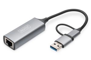 USB3.0/USB C 3.1 to 2.5G Ethernet Adapter