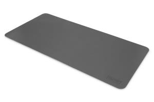 Desk Pad PU, 90x43 cm, dual-color, grey/dark grey