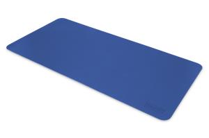 Desk Pad PU, 90x43 cm, dual-color, blue/brown