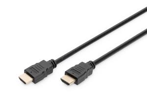 HDMI Premium High Speed connection cable, type A M/M, 5m w/Ethernet, Ultra HD 60p, black