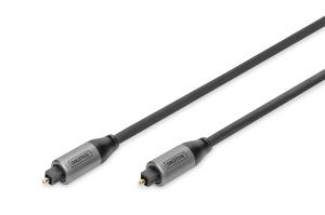 TOSLINK Cable M/M Digital Audio 1m Aluminum Housing Gold plated