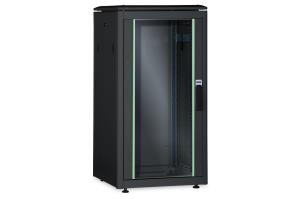 26U network rack - Unique 1342x800x1000 mm color black (RAL 9005)