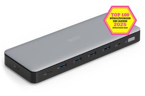 USB-C docking station, 13-port - 3x HDMI / 2x DP / 3x USB-A 3.2 Gen 1 / USB-A 3.2 Gen 2 / USB-C 3.2 Gen 2 / GbE / DC-Jack - 150 watts max / 3.5mm