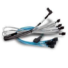 Cable X8 Sff-8654 To Eight U.3 Sff-8639 1m